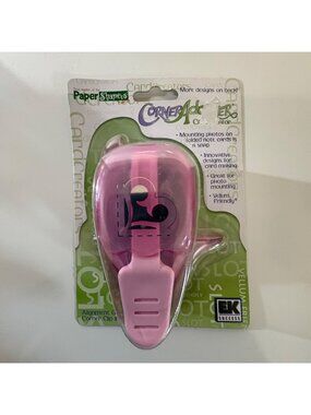 EK Success Paper Shapers Corner Adorner Punch Graceful Heart Photo Mounting Tool